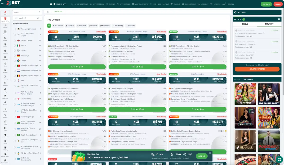 22Bet Casino